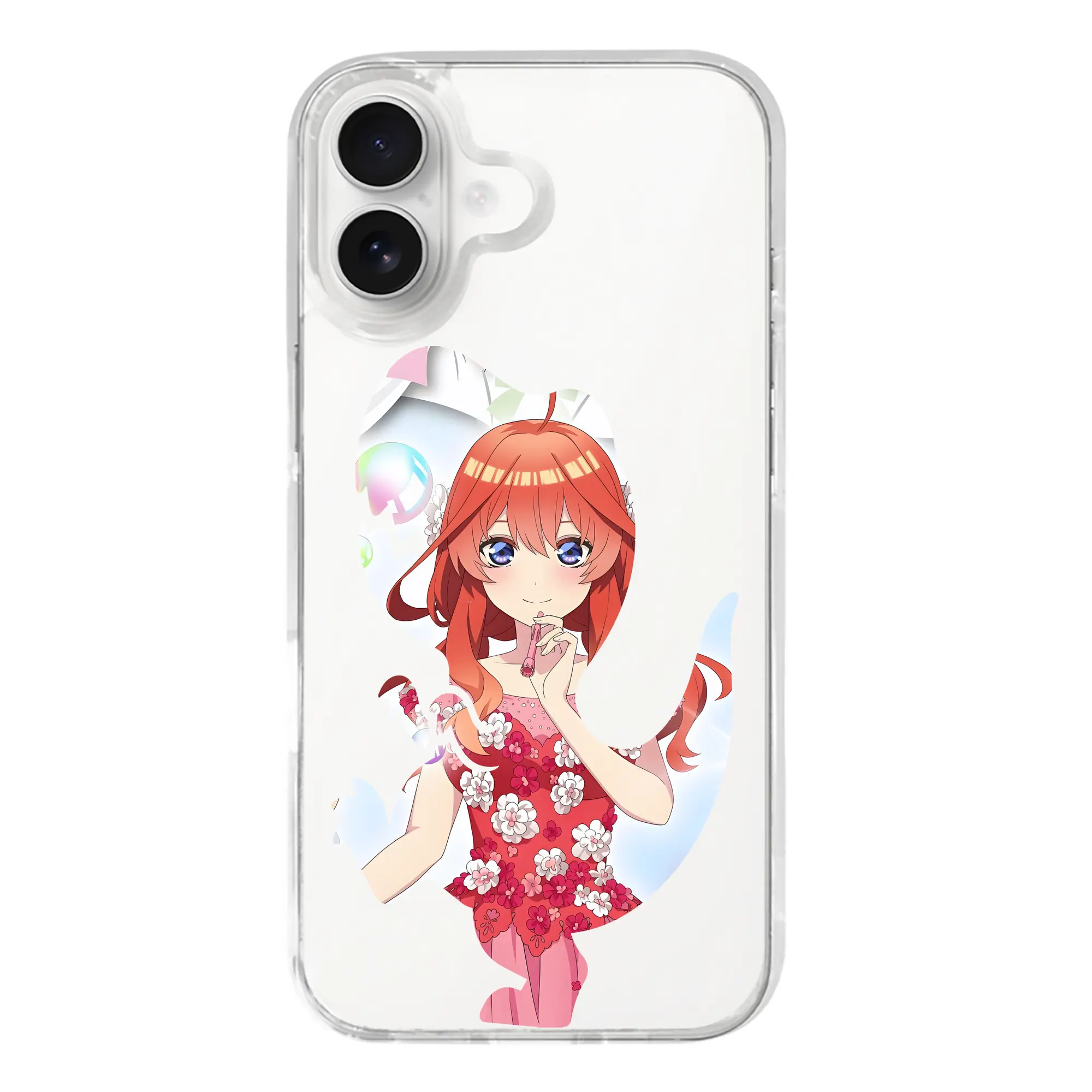 五等分の花嫁 グッズ 中野 五月 - iPhone 17シリーズ 透明スマホケース – 薄型・耐衝撃・精密フィット保護カバー
